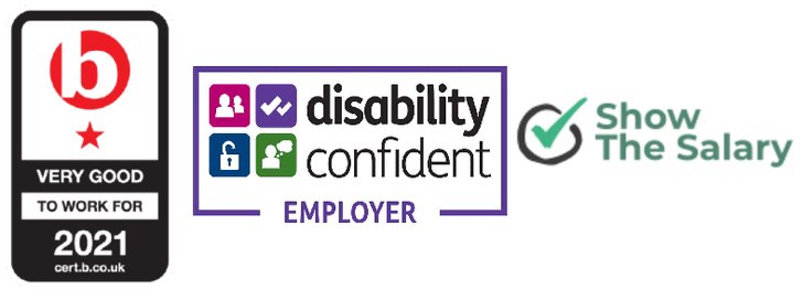 Careers website accreditation logos
