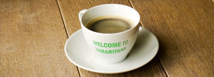 Coffee cup welcome