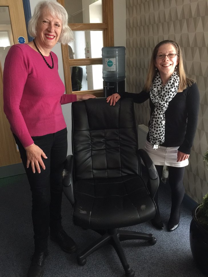 Cyrrus chair donation.JPG
