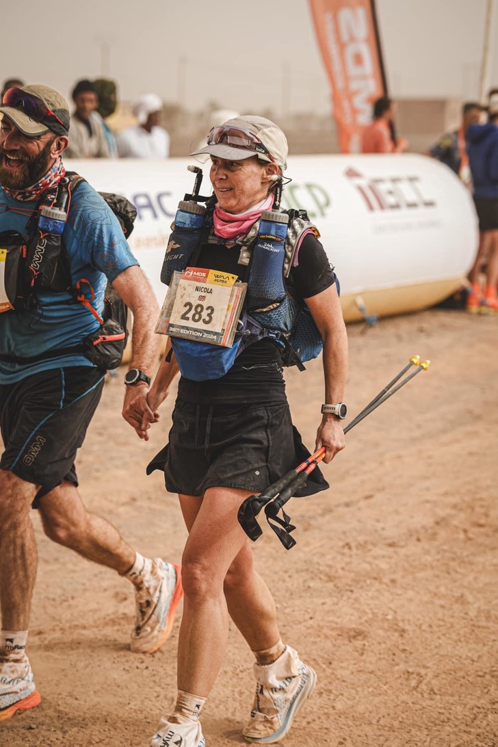 Nicki Marsh finished MdS