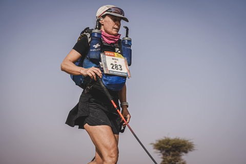 Nicki Marsh at Marathon des Sables