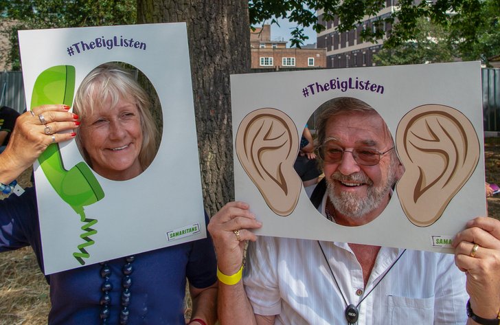 Loud Amp Man Backs Ealing Samaritans #TheBigListen