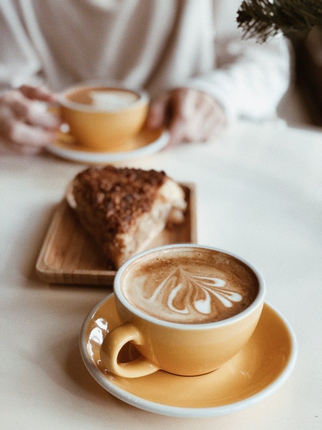 brew and cake company - stock image