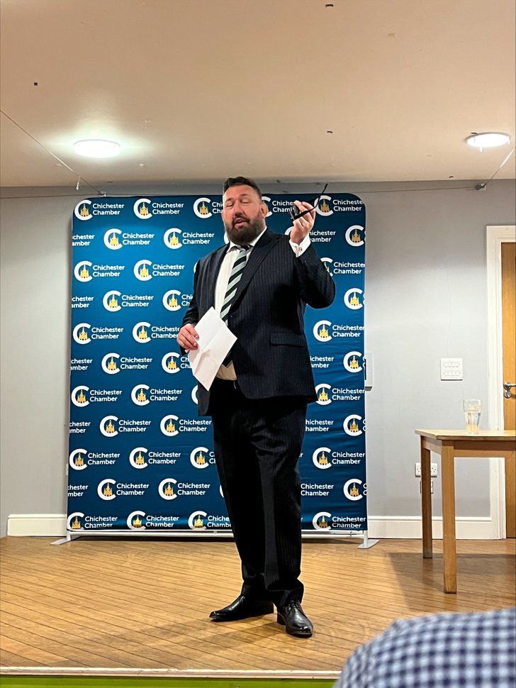 Justin Fitzpatrick Bognor Business Forum