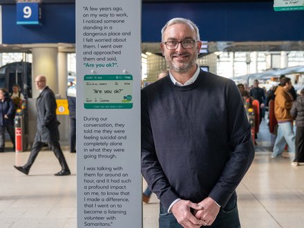 Keith Lewis at Ticket to Talk event London Waterloo 2026